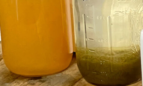 3 Well Flowback Water (Untreated (L); Treated (R)).